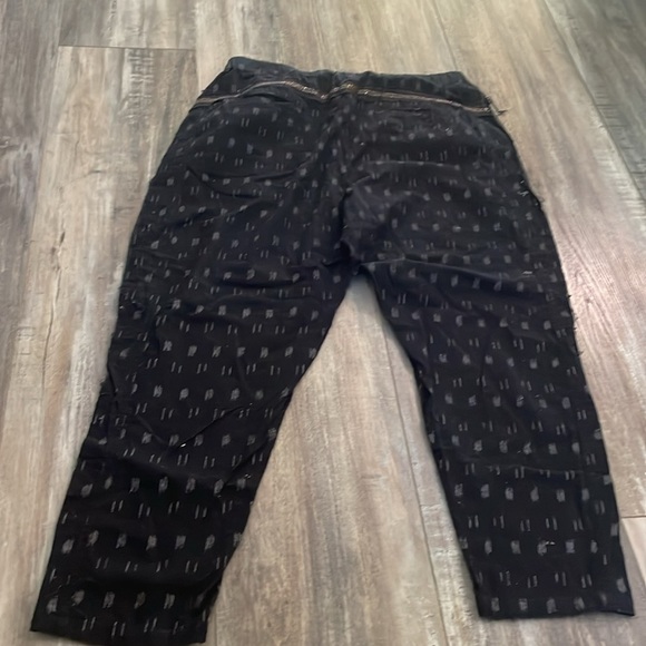 ANTHROPOLOGIE Ikat High Rise Beaded Beach Pants - Large - Picture 12 of 13